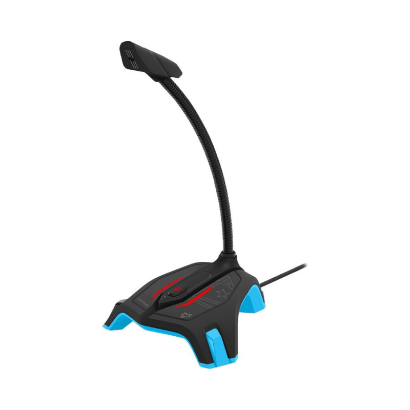 Professional High Definition Omnidirectional USB Gaming Mic With Flexible Gooseneck STREAMER-2.BLUE Blue - Product Main Image