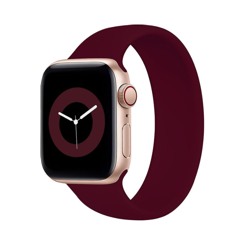 Replacement Band For Apple Watch 1/2/3/4/5/6/SE 42mm/44mm Red - Product Main Image